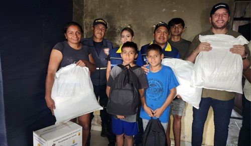 Risk Management arrived with humanitarian aid to a family affected by the fire in their home in Paz de Ariporo – news