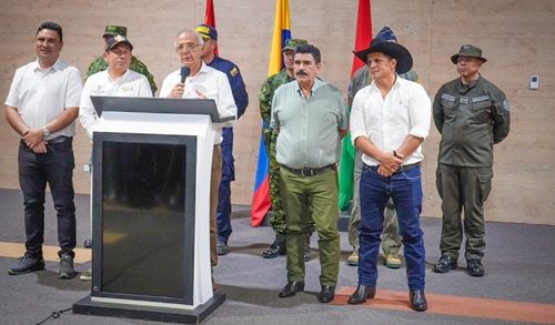 The Minister of Defense has made a number of commitments with Casanare – information