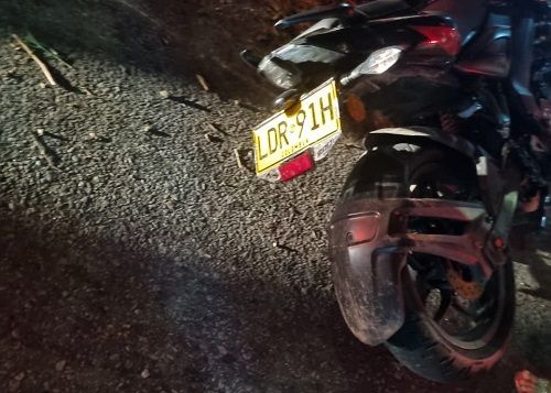 moto accidente en la 30