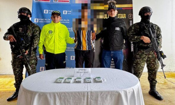 capturado por extorsión pore